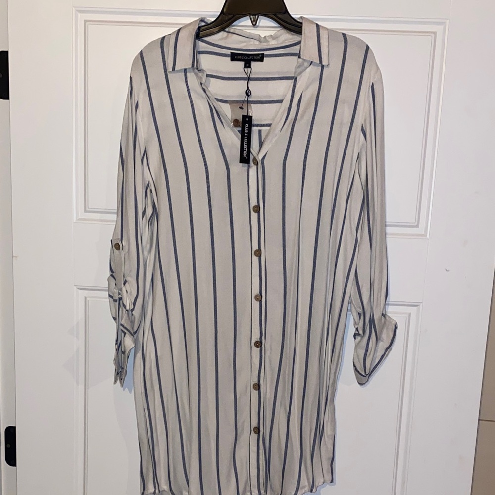 Striped Long Sleeve Dress
